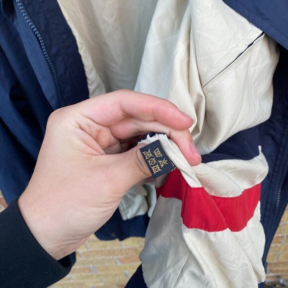 Vintage 90s Paul & Shark Yaughting Jacket Large Blue - Picture 8 of 14